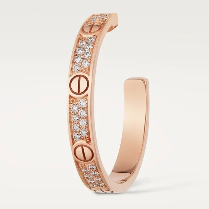 Love Küpeler – Pembe Altın, Pırlanta – Cartier