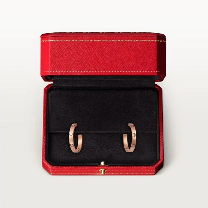 Love Küpeler – Pembe Altın, Pırlanta – Cartier