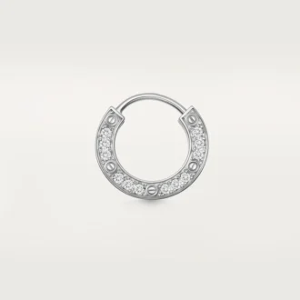 Love Tek Küpe – Beyaz Altın, Pırlanta – Cartier
