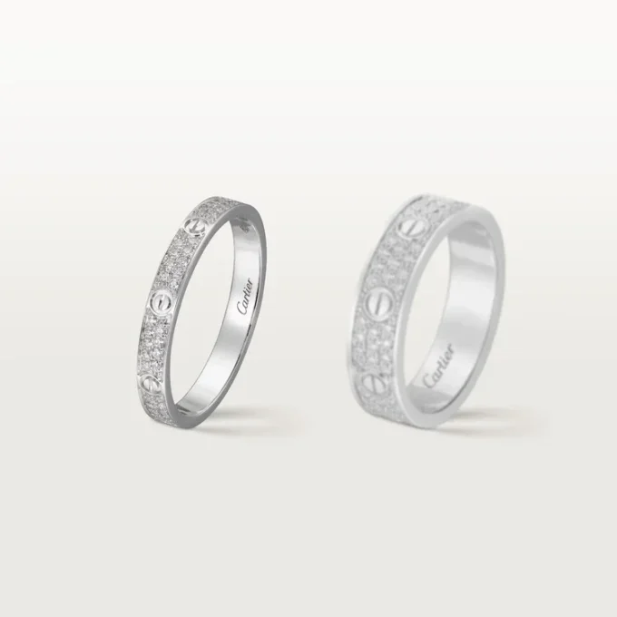 Love Yüzük, Küçük – Beyaz Altın, Pırlanta – Cartier