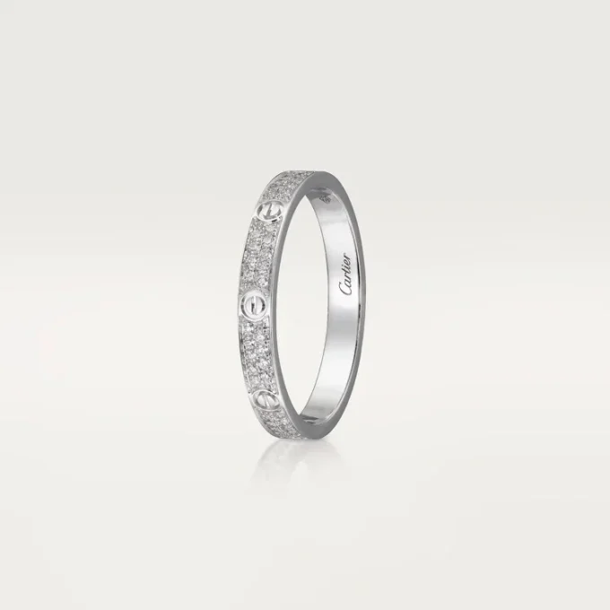 Love Yüzük, Küçük – Beyaz Altın, Pırlanta – Cartier Love Yüzük, Küçük – Beyaz Altın, Pırlanta – Cartier