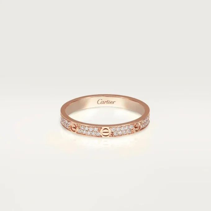 Love Yüzük, Küçük – Pembe Altın, Pırlanta – Cartier Love Yüzük, Küçük – Pembe Altın, Pırlanta – Cartier