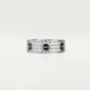 Love Yüzük, Pırlanta Kaplama, Seramik – Beyaz Altın, Seramik, Pırlantalar – Cartier