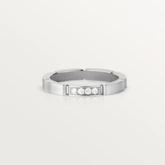 Maillon Panthere Alyans – Beyaz Altın, Pırlanta – Cartier