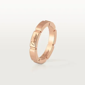 Maillon Panthere Alyans – Pembe Altın – Cartier