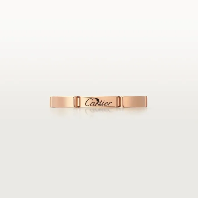Maillon Panthere Alyans – Pembe Altın – Cartier