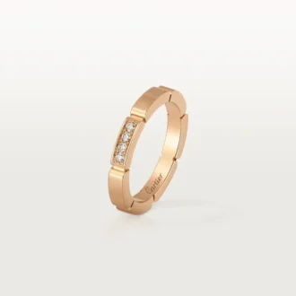Maillon Panthere Alyans – Pembe Altın, Pırlanta – Cartier