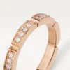 Maillon Panthere Alyans – Pembe Altın, Pırlanta – Cartier