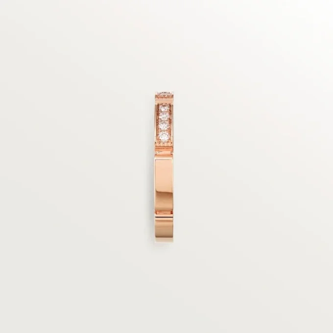 Maillon Panthere Alyans – Pembe Altın, Pırlanta – Cartier