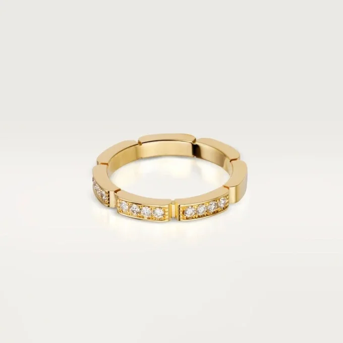 Maillon Panthere Alyans – Sarı Altın, Pırlanta – Cartier