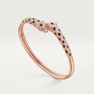 Panthere De Cartier Bilezik, Küçük Model, Yarı Paved