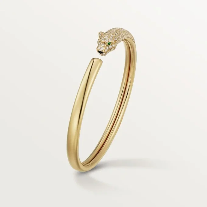 Panthere De Cartier Bilezik, Küçük Model, Yarı Paved