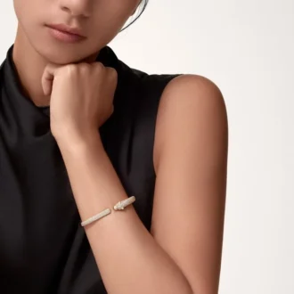 Panthere De Cartier Bilezik, Küçük Model, Yarı Paved