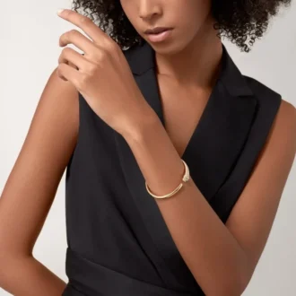 Panthere De Cartier Bilezik, Küçük Model, Yarı Paved