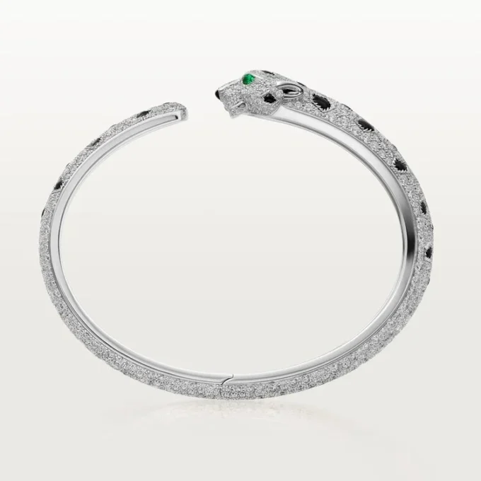 Panthere De Cartier Bilezik, Orta Model, Paved