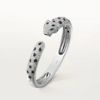 Panthere De Cartier Bilezik, Orta Model, Yarı Paved