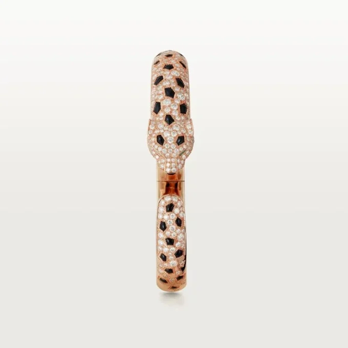 Panthere De Cartier Bilezik, Orta Model, Yarı Paved