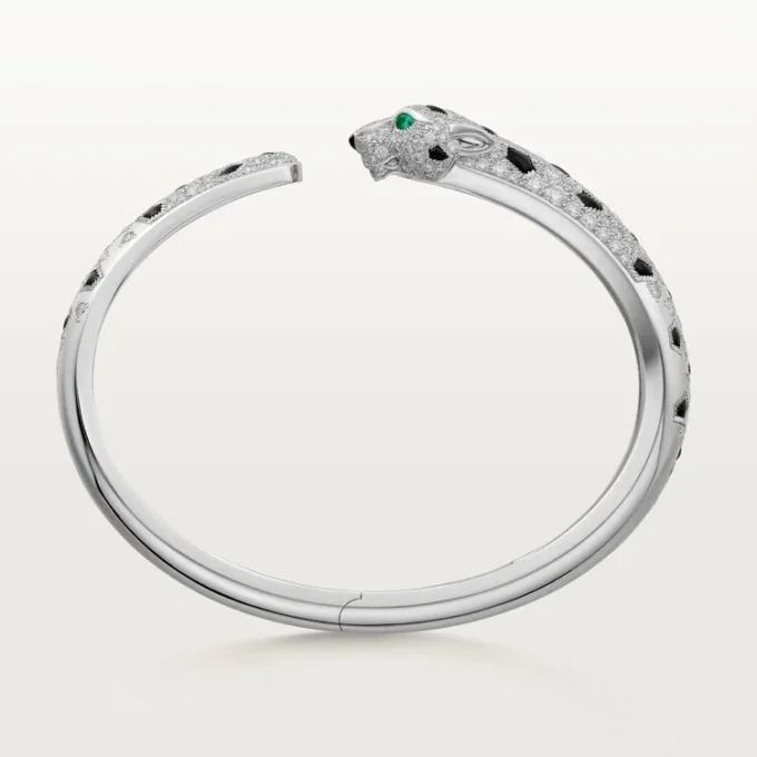 Panthere De Cartier Bilezik, Orta Model, Yarı Paved