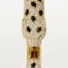 Panthere De Cartier Bilezik, Orta Model, Yarı Paved