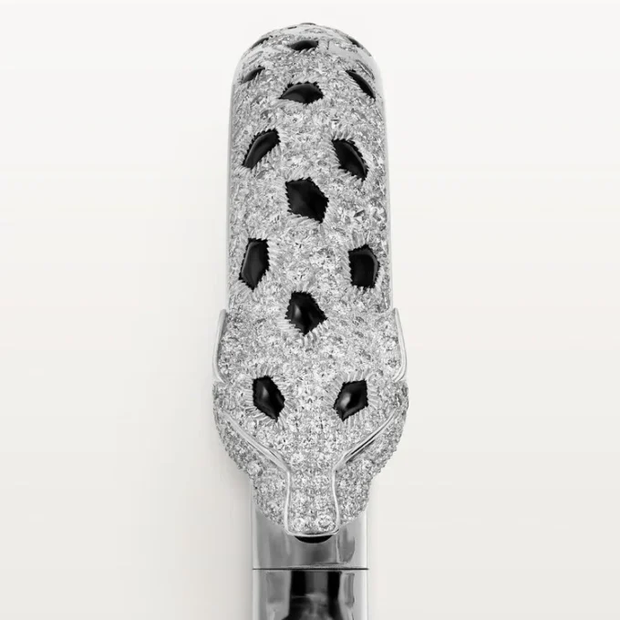Panthere De Cartier Bilezik, Orta Model, Yarı Paved