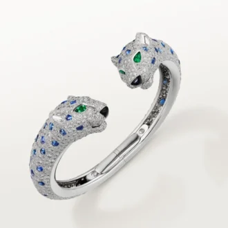 Panthere De Cartier Bilezik, Safir, Paved