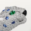 Panthere De Cartier Bilezik, Safir, Paved