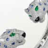 Panthere De Cartier Bilezik, Safir, Paved