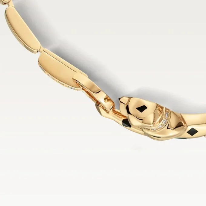 Panthere De Cartier Bilezik – Sarı Altın, Lake, Pırlanta, Tsavorite Garnet, Oniks – Cartier