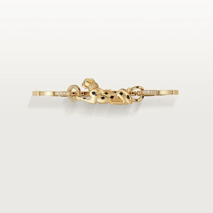 Panthere De Cartier Bilezik – Sarı Altın, Lake, Pırlanta, Tsavorite Garnet, Oniks – Cartier