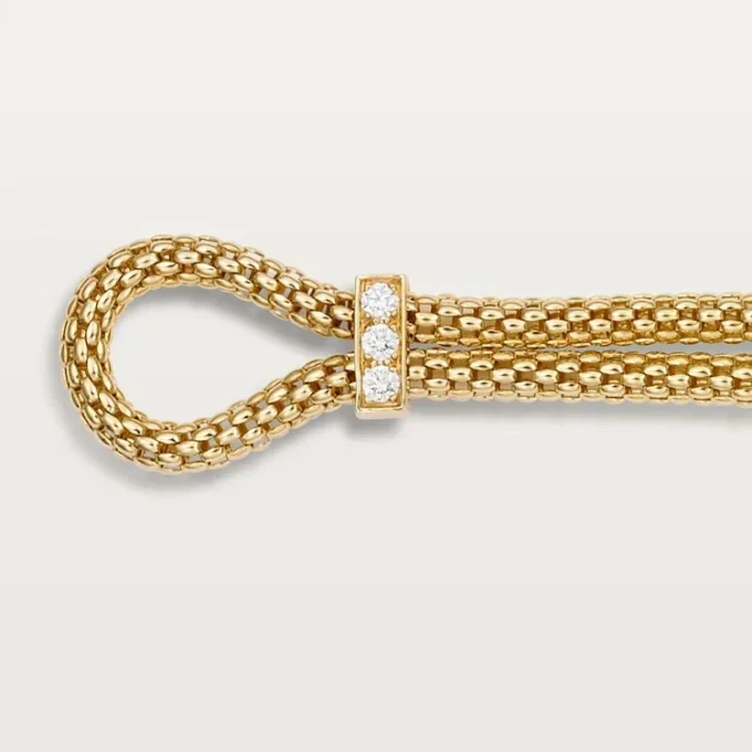 Panthere De Cartier Bilezik, Zincirli, Pırlantalı Panthere De Cartier Bilezik, Zincirli, Pırlantalı
