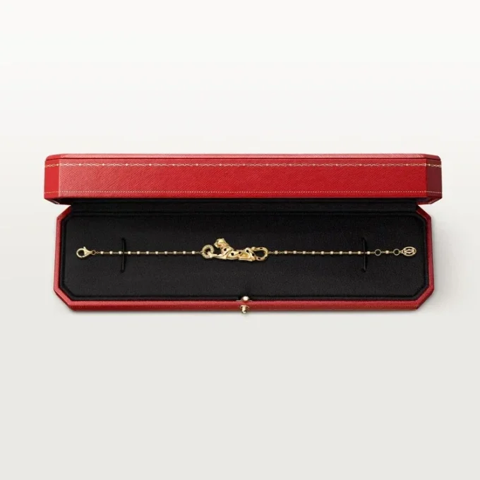 Panthere De Cartier Bilezik – Sarı Altın, Tsavorit Garnetler, Pırlantalar – Cartier