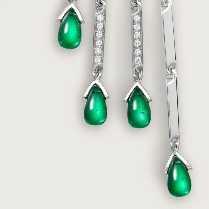 Panthere De Cartier Broş – Beyaz Altın, Zümrütler, Oniks, Pırlantalar – Cartier