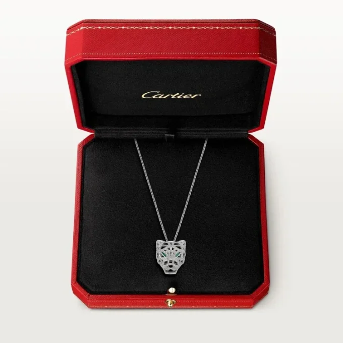 Panthere De Cartier Kolye – Beyaz Altın, Zümrütler, Elmaslar, Oniks – Cartier Panthere De Cartier Kolye – Beyaz Altın, Zümrütler, Elmaslar, Oniks – Cartier