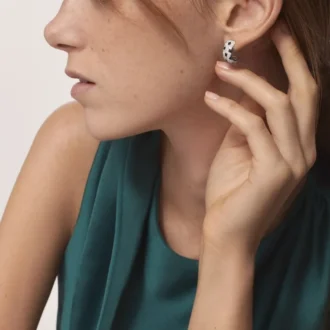 Panthere De Cartier Küpeler – Beyaz Altın, Oniks, Pırlanta – Cartier