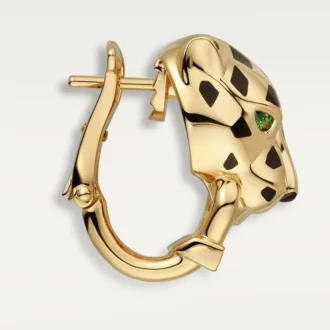 Panthere De Cartier Küpeler – Sarı Altın, Lake, Pırlanta, Tsavorite Garnet, Oniks – Cartier