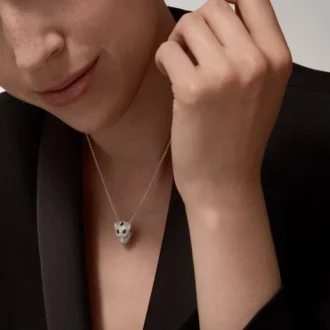 Panthere De Cartier Pırlanta Kolye, Beyaz Altın | Cartier Us