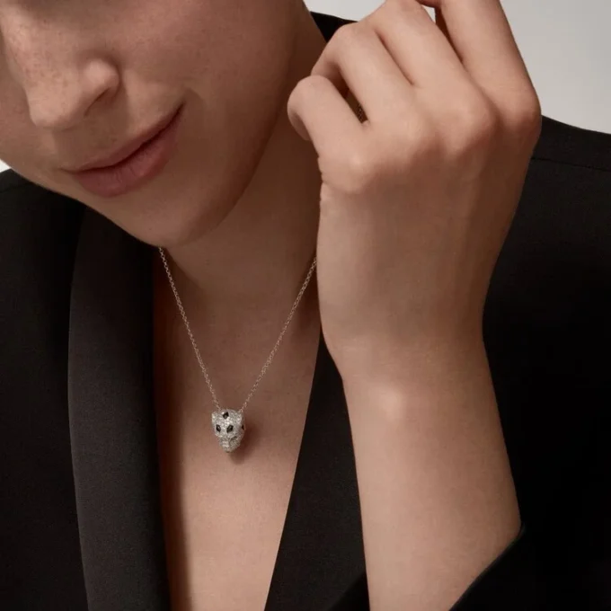 Panthere De Cartier Pırlanta Kolye, Beyaz Altın | Cartier Us