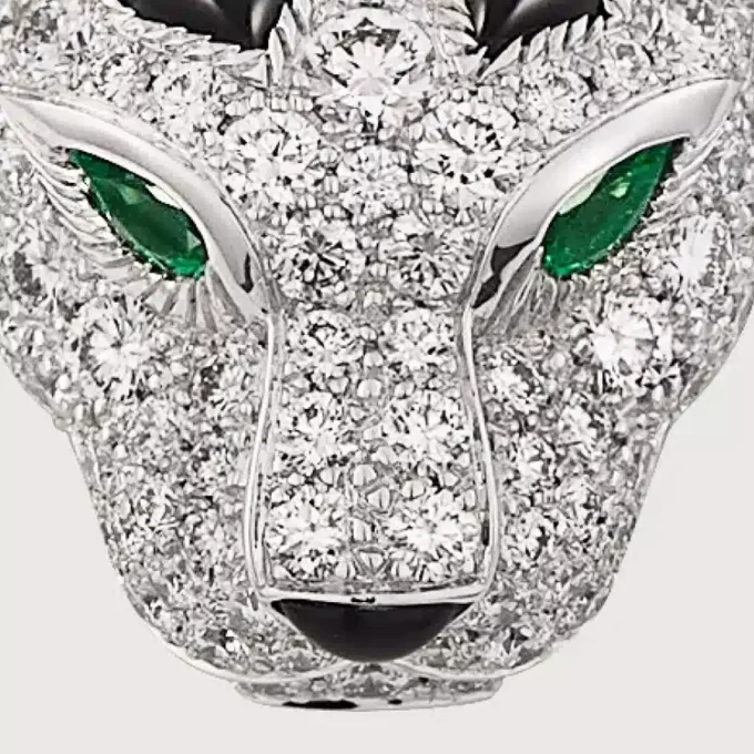 Panthere De Cartier Pırlanta Kolye, Beyaz Altın | Cartier Us