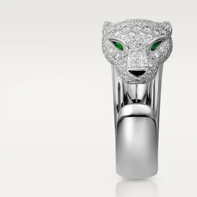 Panthere De Cartier Pırlanta Yüzük, Beyaz Altın | Cartier Us