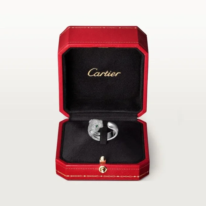 Panthere De Cartier Pırlanta Yüzük, Beyaz Altın | Cartier Us