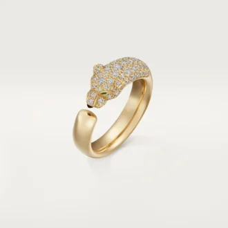 Panthere De Cartier Pırlanta Yüzük, Sarı Altın | Cartier Us