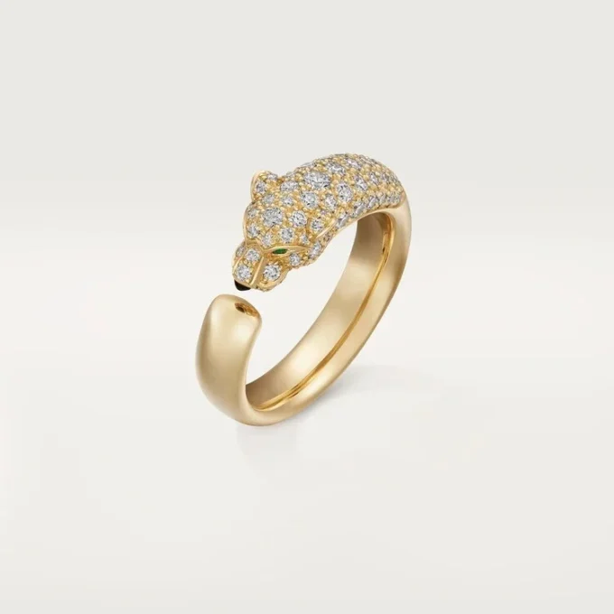 Panthere De Cartier Pırlanta Yüzük, Sarı Altın | Cartier Us