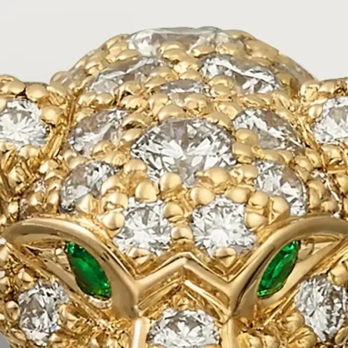 Panthere De Cartier Pırlanta Yüzük, Sarı Altın | Cartier Us