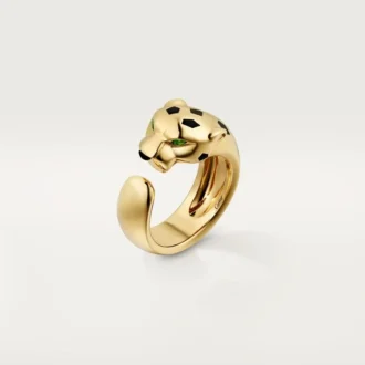 Panthere De Cartier Sarı Altın ve Oniks Yüzük | Cartier ABD