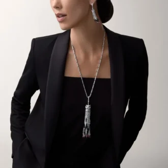Panthere De Cartier Uzun Kolye, Yakut, Çok Yönlü, Büyük Model, Paved