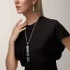 Panthere De Cartier Uzun Kolye, Zümrüt, Çok Yönlü, Büyük Model, Paved
