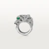 Panthere De Cartier Yüzük – Beyaz Altın, Oniks, Zümrütler, Pırlantalar – Cartier