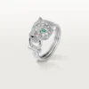 Panthere De Cartier Yüzük – Beyaz Altın, Pırlanta, Zümrüt, Oniks – Cartier