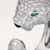Panthere De Cartier Yüzük – Beyaz Altın, Pırlanta, Zümrüt, Oniks – Cartier