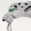 Panthere De Cartier Yüzük – Beyaz Altın, Pırlanta, Zümrüt, Oniks – Cartier